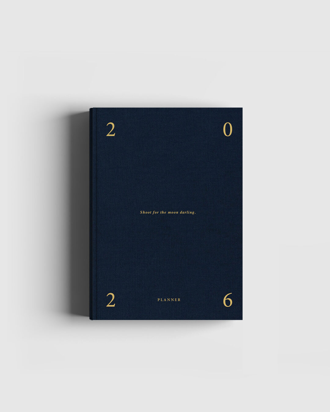Cozy Planner 2026 – Night Sky – "Shoot for the moon darling." (preorder)