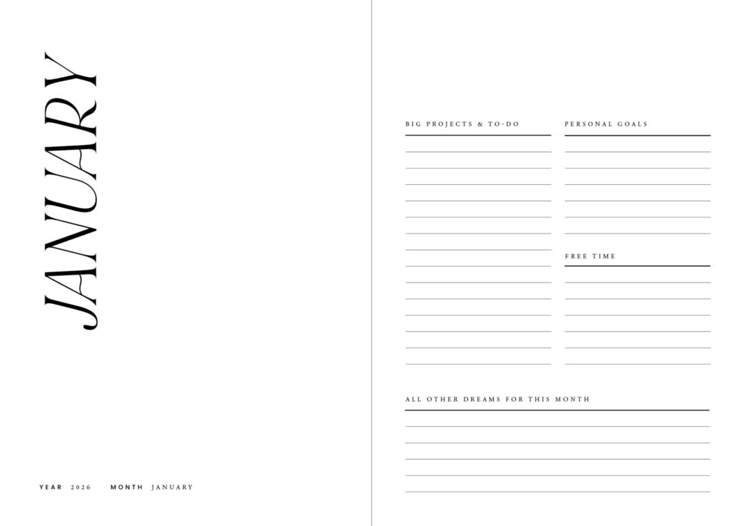 Cozy Planner 2026 – Coffee – "You are made of magic." (preorder) - Image 3