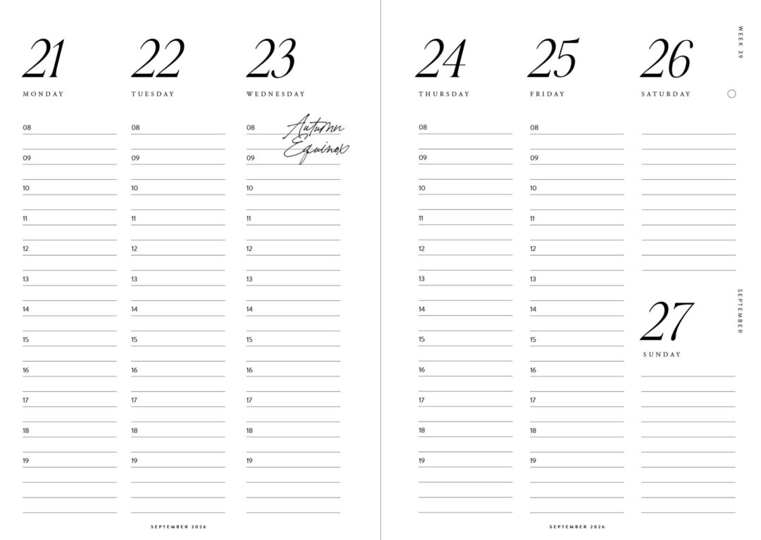 Cozy Planner 2026 – Coffee – "You are made of magic." (preorder) - Image 5
