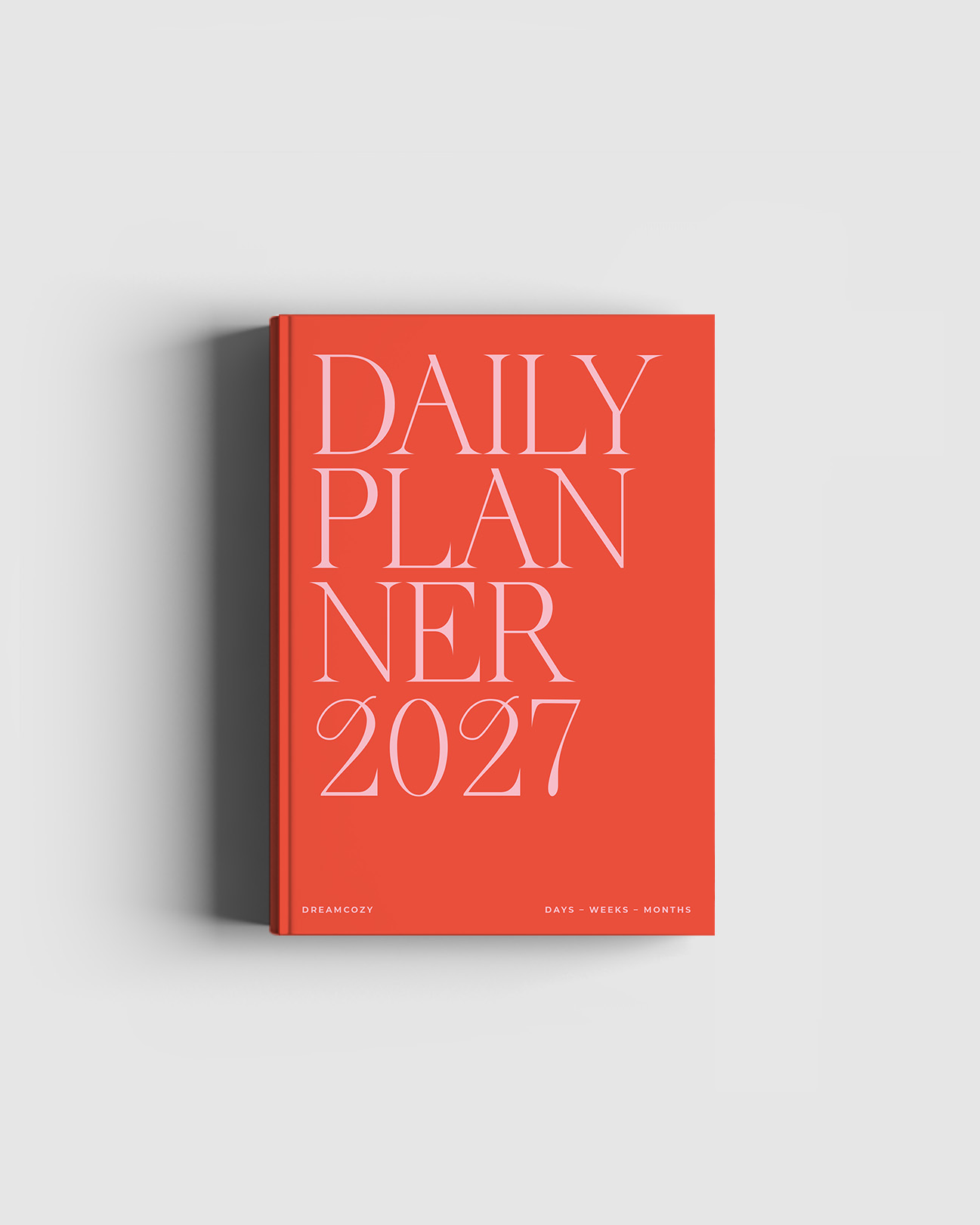 Cozy Planner 2027 – Berry Red (preorder sale)